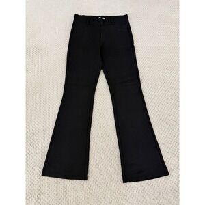 Conceited women black flare pants size M